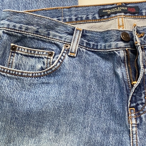 American Eagle Outfitters Blue Jeans Size 10 L - Picture 5 of 11